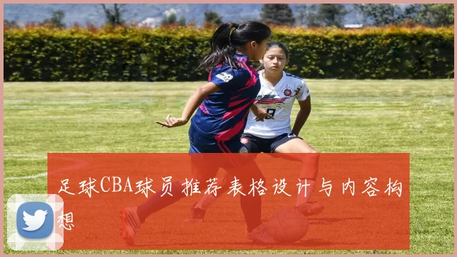 足球CBA球员推荐表格设计与内容构想